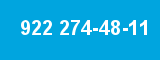 922 274-48-11